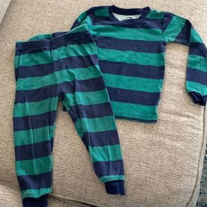 Striped pajama set